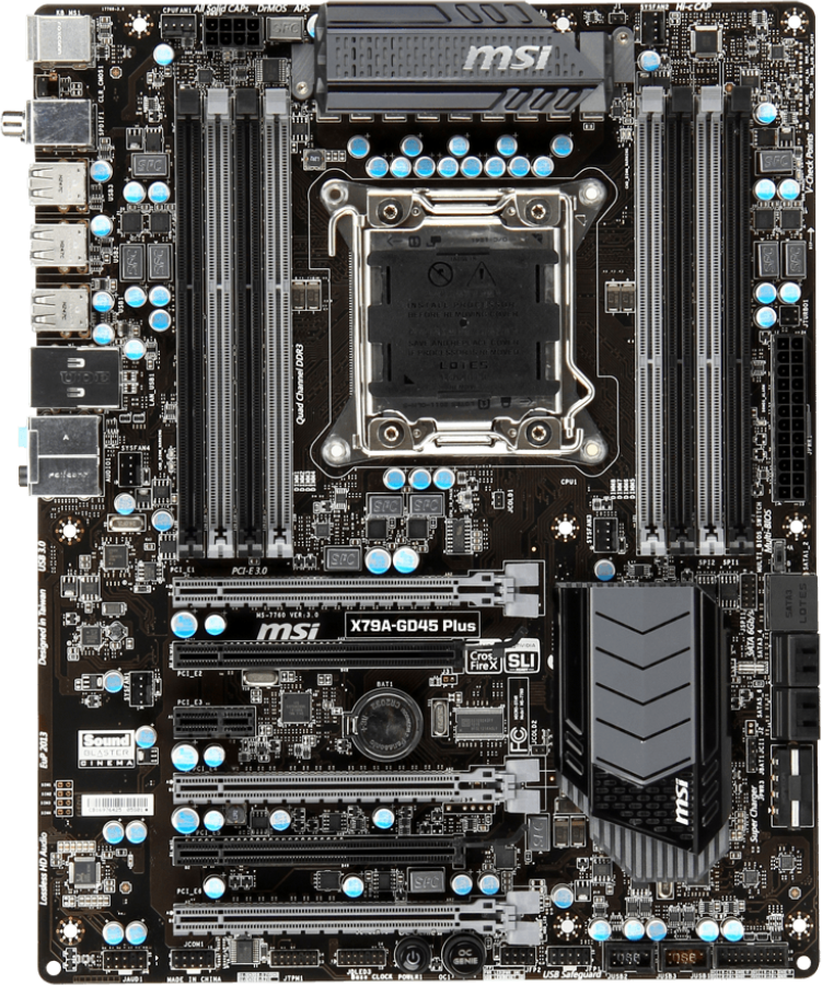 MSI X79A-GD45 Plus - Motherboard Specifications On MotherboardDB